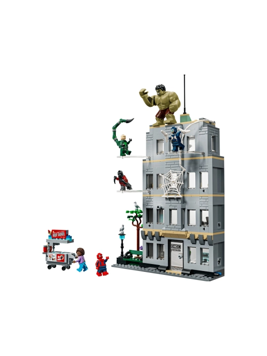 LEGO Marvel O‘rgimchak odam va Hulk jangi konstruktori 76350, 534 detal