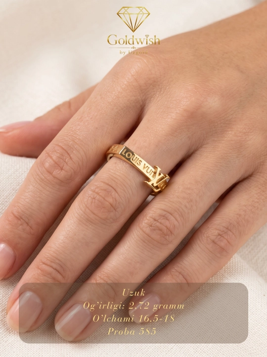 Золотое кольцо для женщин,  585 пробы, GOLDWISH