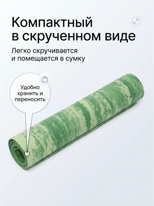 EVA YOGA MAT sport va gimnastika gilamchasi, yoga va fitnes uchun, sirg'anmaydigan sirt