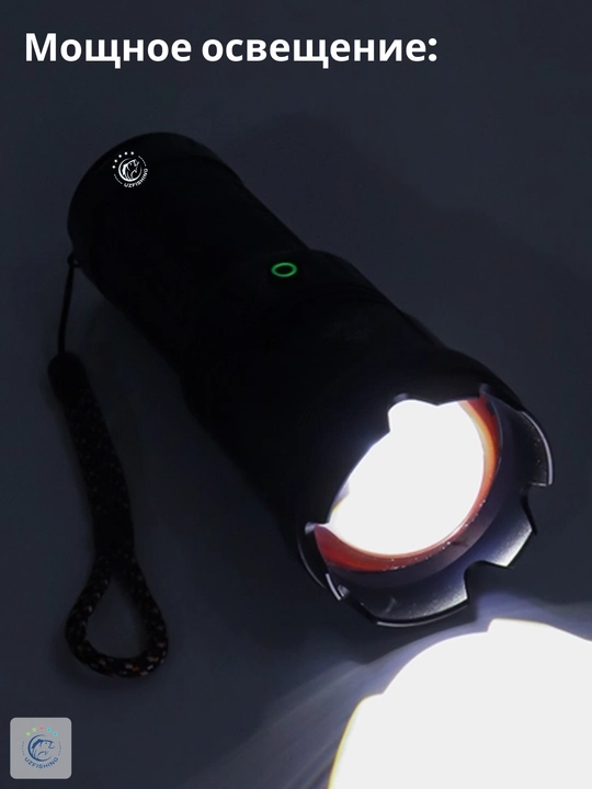 LED fonar — kuchli va ko‘p funksiyali, baliq ovlash, turizm va ish uchun, 11 xil model