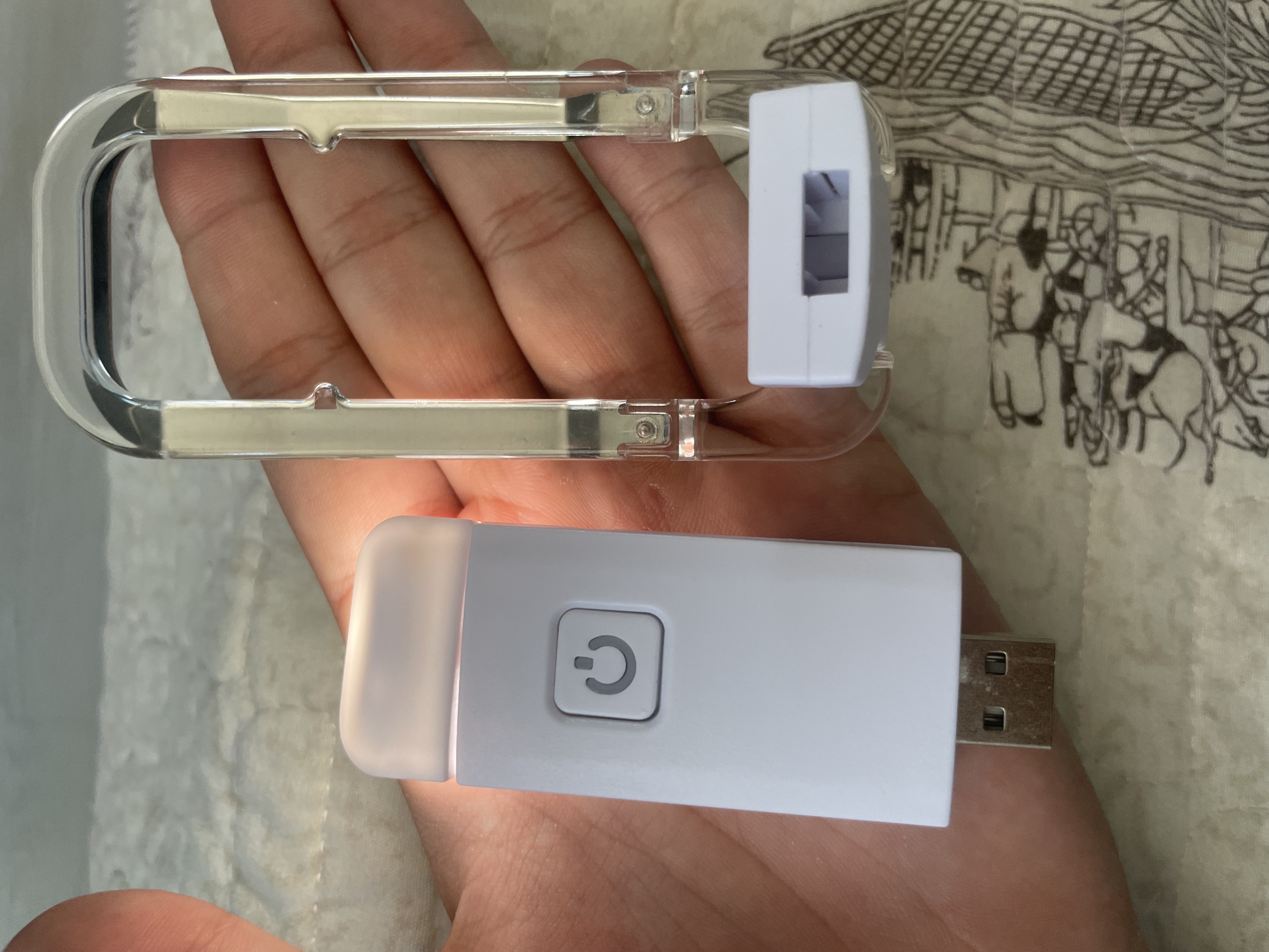 Kitob o'qish chiroqi, simsiz chiroq - USB qayta zaryadlanuvchi