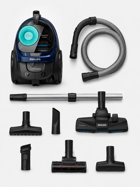 Nomi: Philips FC9573/82 PowerPro Active changyutgich, 900 Vt, PowerCyclone 5, TriActive - 