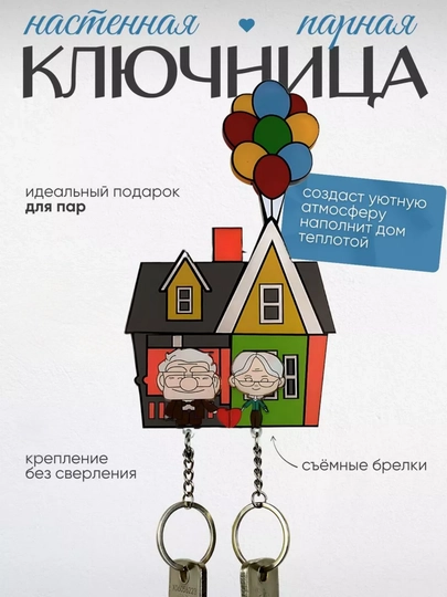 Настенная ключница для пары - 