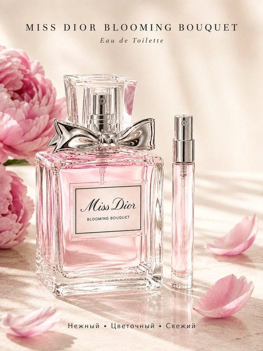 Ayollar atiri Miss Dior Blooming Bouquet, duxi ayollar uchun