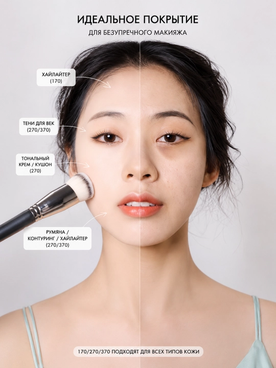 Набор кистей для макияжа. Набор кистей, косметическая кисть