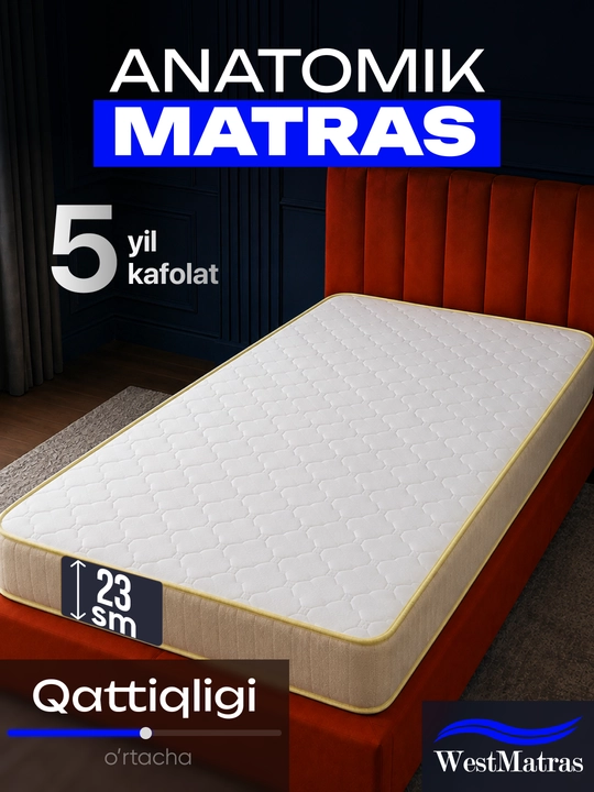 WestMatras Foam matras — mukammal uyqu va ergonomik qulaylikning yangi darajasi - 