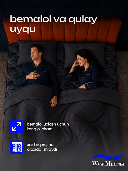 Dark Night – prujinasiz ortopedik matras, 28 sm, matraslar