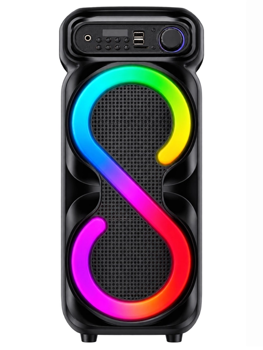 ZQS4270M Bluetooth колонка, RGB подсветка, микрофон и пульт