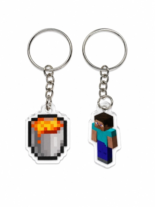 Minecraft breloklar, kalit ilgichlar, 2 dona - 