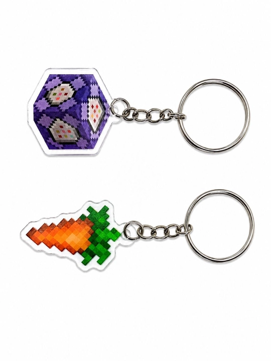 Minecraft breloklar, kalit ilgichlar, 2 dona - 