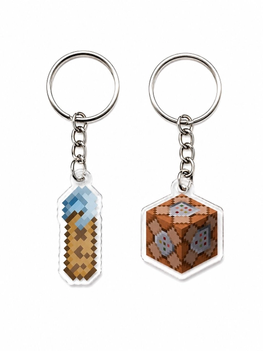 Minecraft breloklar, kalit ilgichlar, 2 dona - 