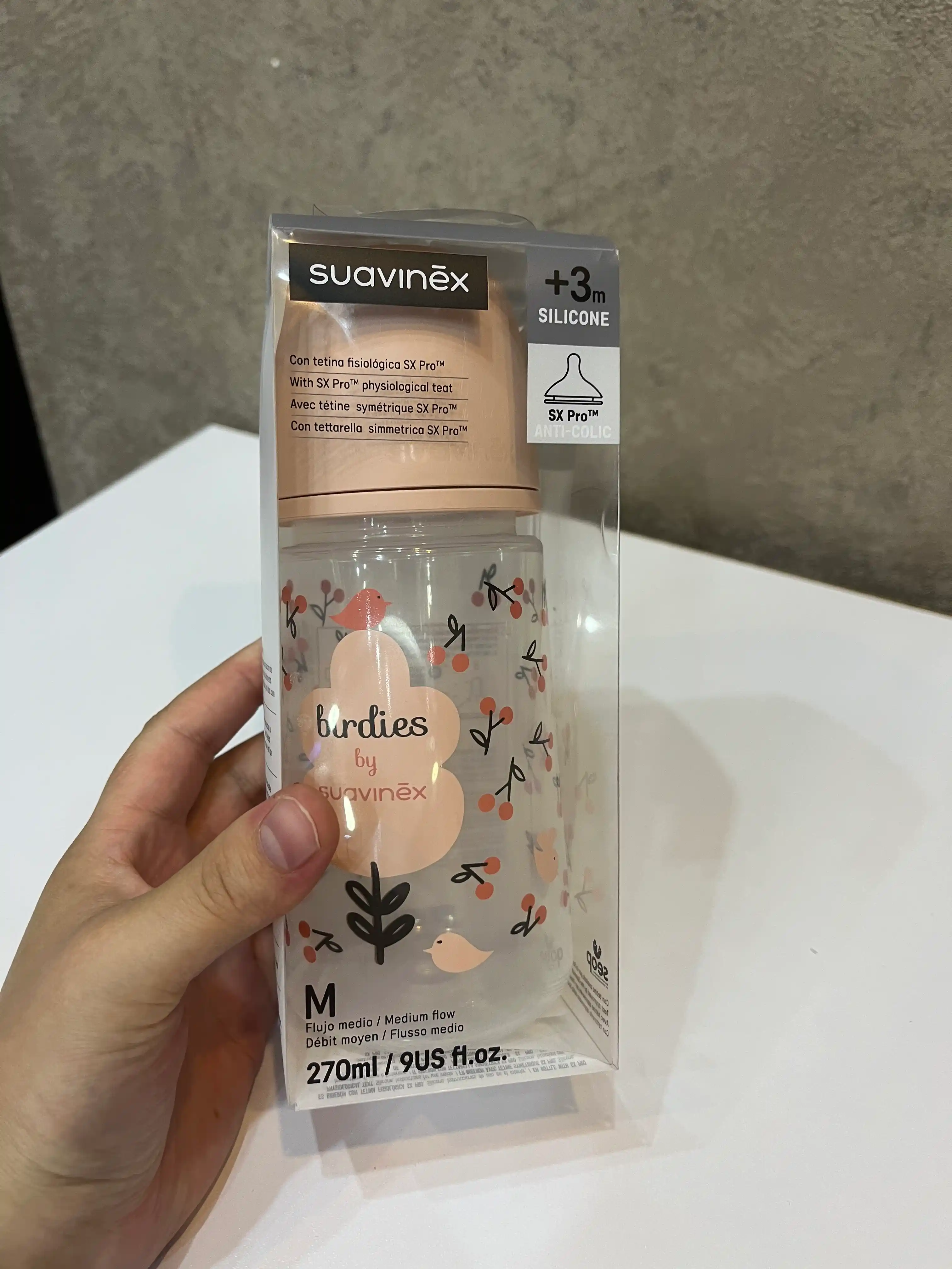 Butilochka plastik Suavinex 150ml 0+/ 270ml 3+ / 360ml 6+ oy