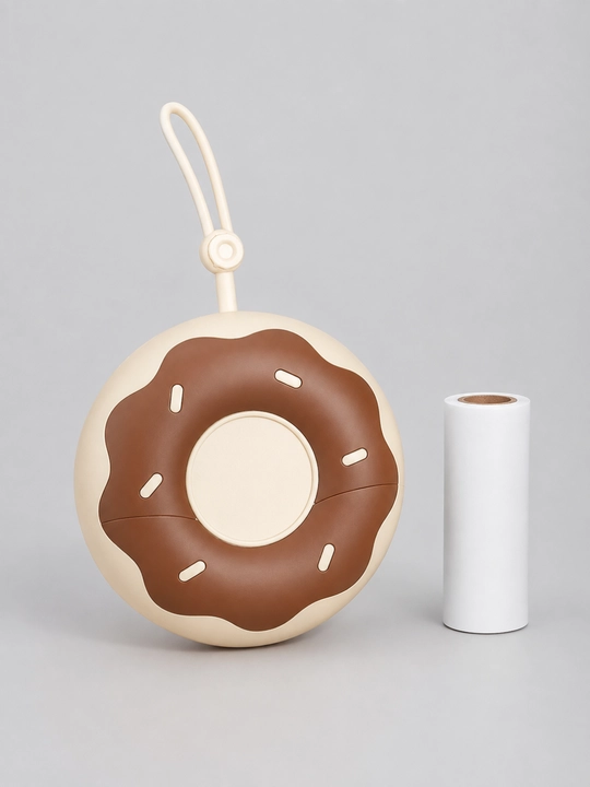 Многоразовый липкий ролик для чистки одежды DONUTROLL
