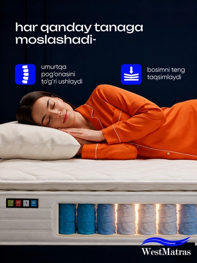 Imperial Night – Memory Foam va topperli ortopedik matras 28 sm | Matraslar