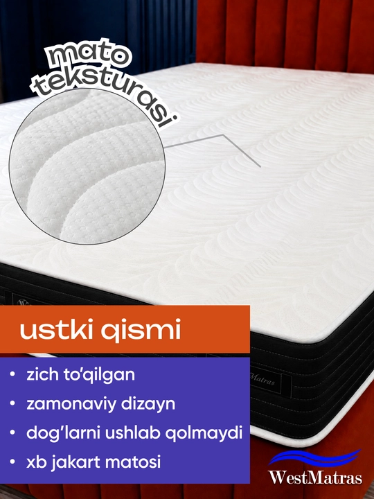 WestMatras Purjinali anatomik matras (21 sm) – sifatli matraslar