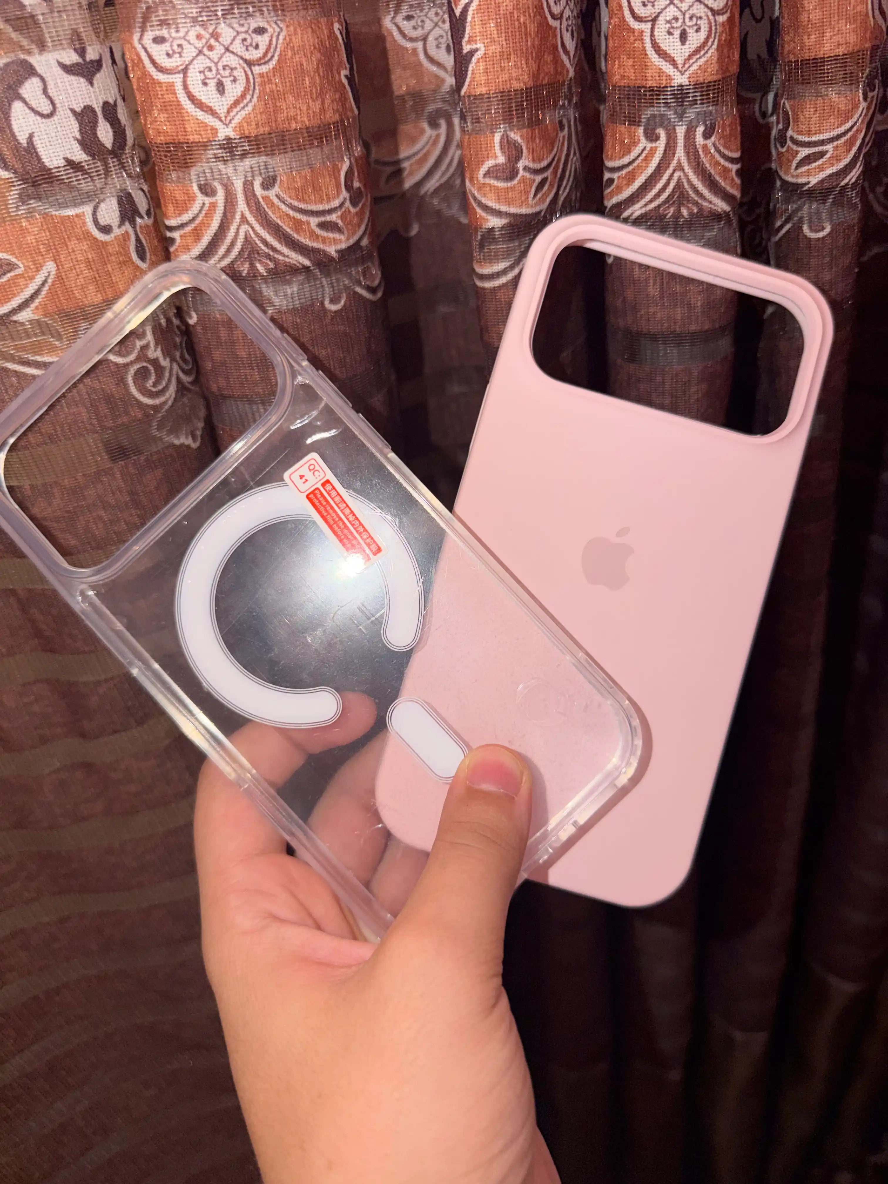 IPhone 13, 14, 15, 16, 17, Pro va Pro Max uchun shaffof MagSafe g'ilofi