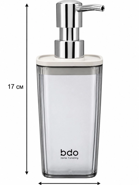 BDO suyuq sovun dispenseri, tutunli kulrang, 400 ml