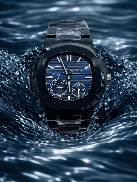 Patek Philippe Nautilus soati ko‘k soat yuzasi bilan