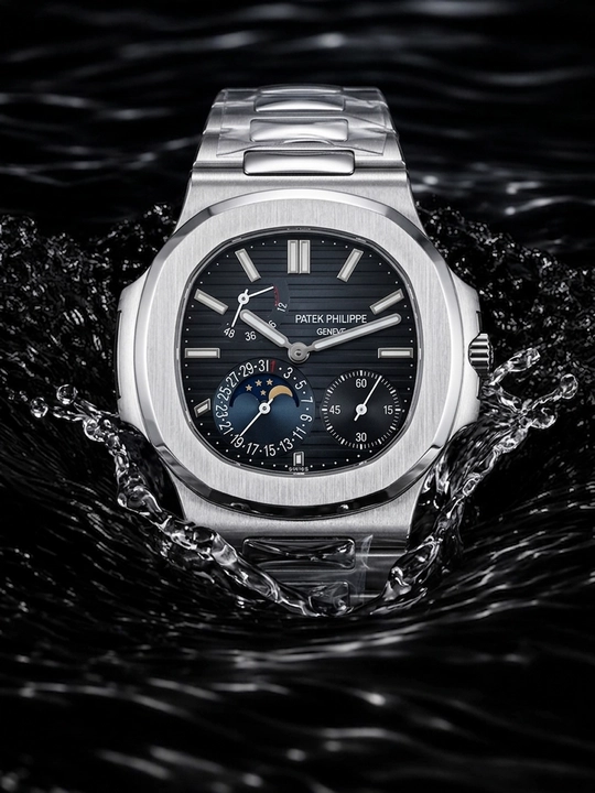 Patek Philippe Nautilus soati ko‘k soat yuzasi bilan