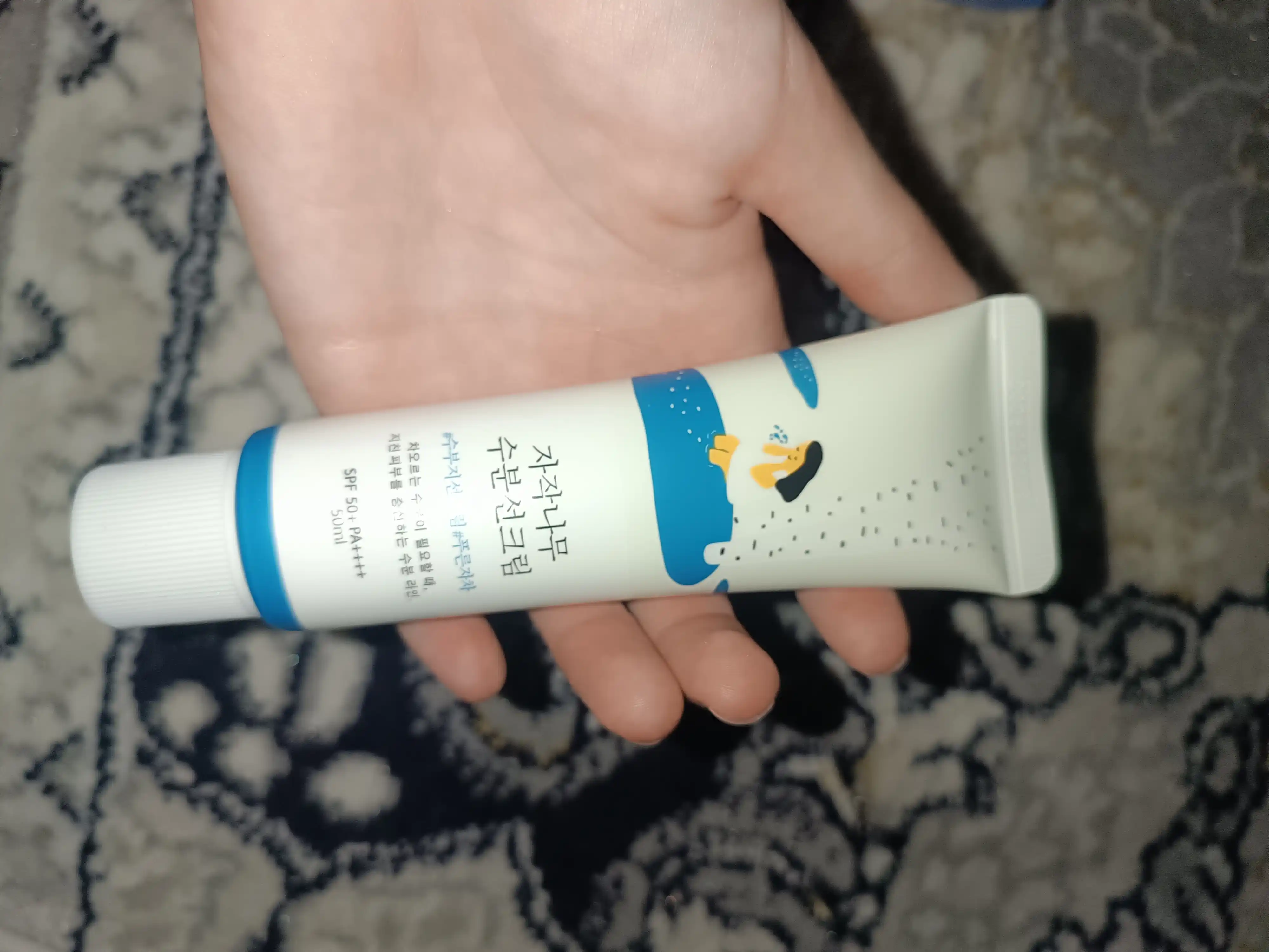 Quyoshdan himoyalovchi "Round Lab Birch Juice Moisturizing Sunscreen" kremi SPF50+ PA++++, 50 ml