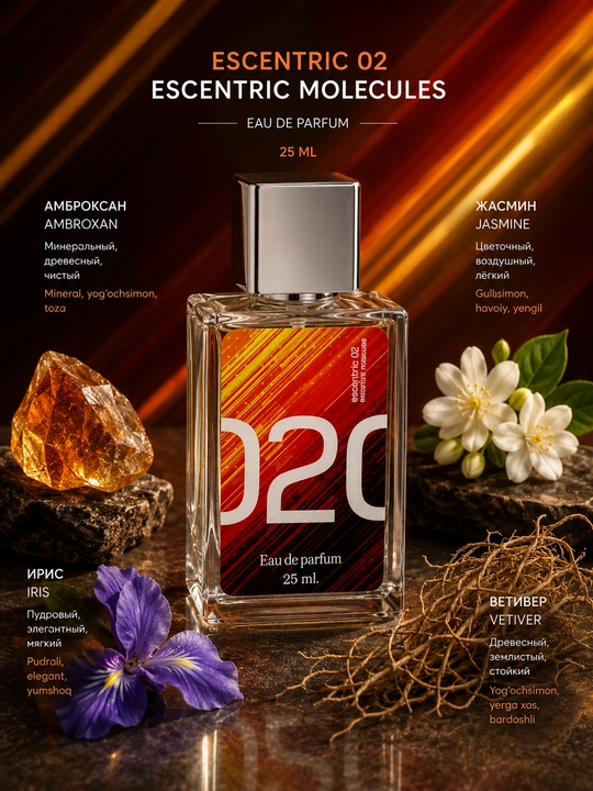 Парфюм Escentric Molecules Escentric 02 унисекс, 25 мл