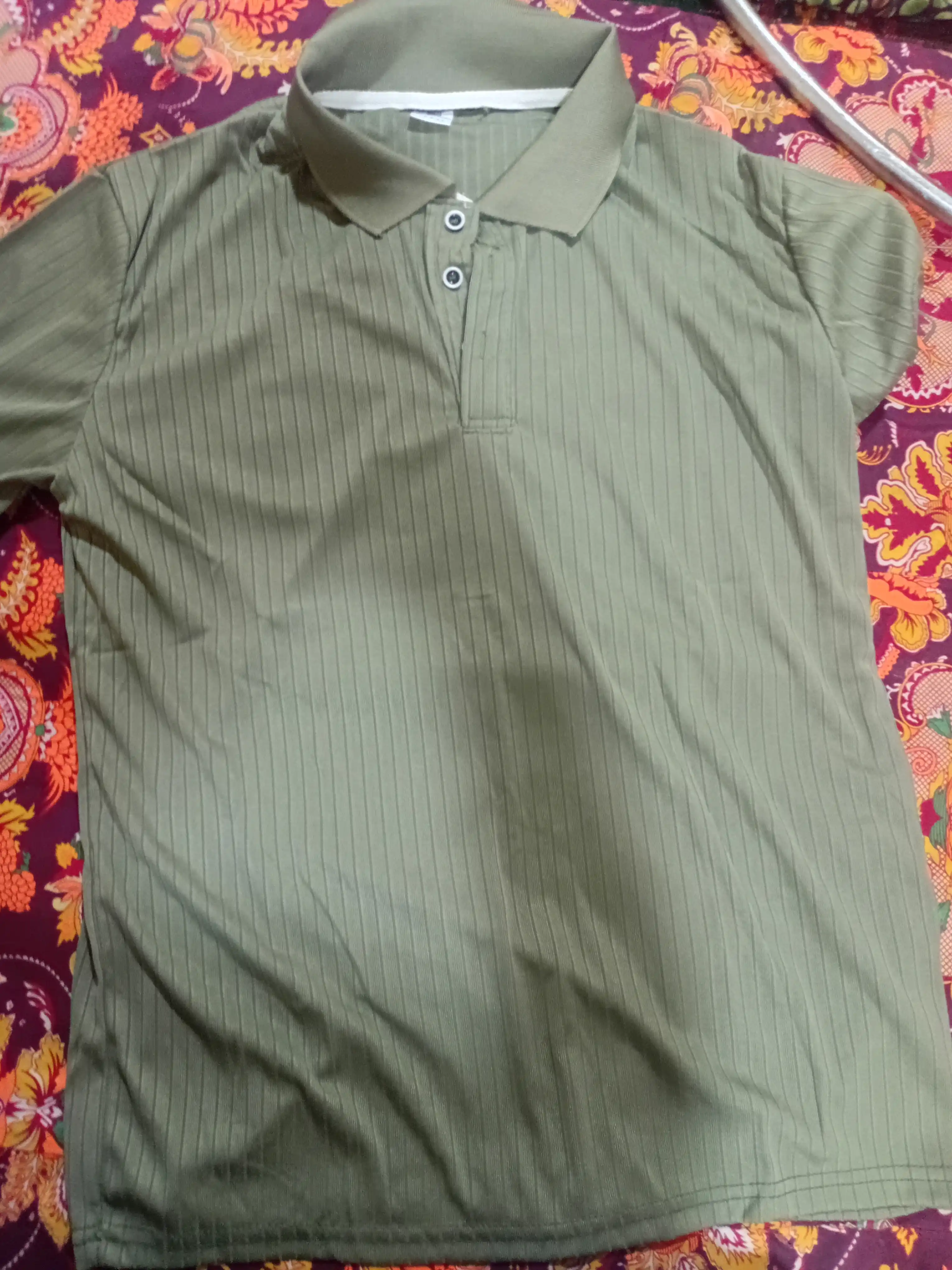 Erkaklar polo futbolkasi, qisqa yengli, ribana matoli, polyester, kundalik