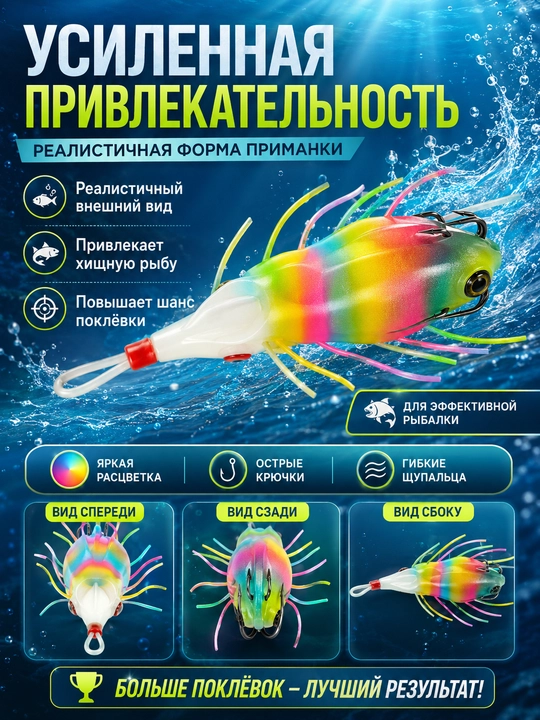 Лягушка-незацепляйка, крючок-лягушка для ловли щуки