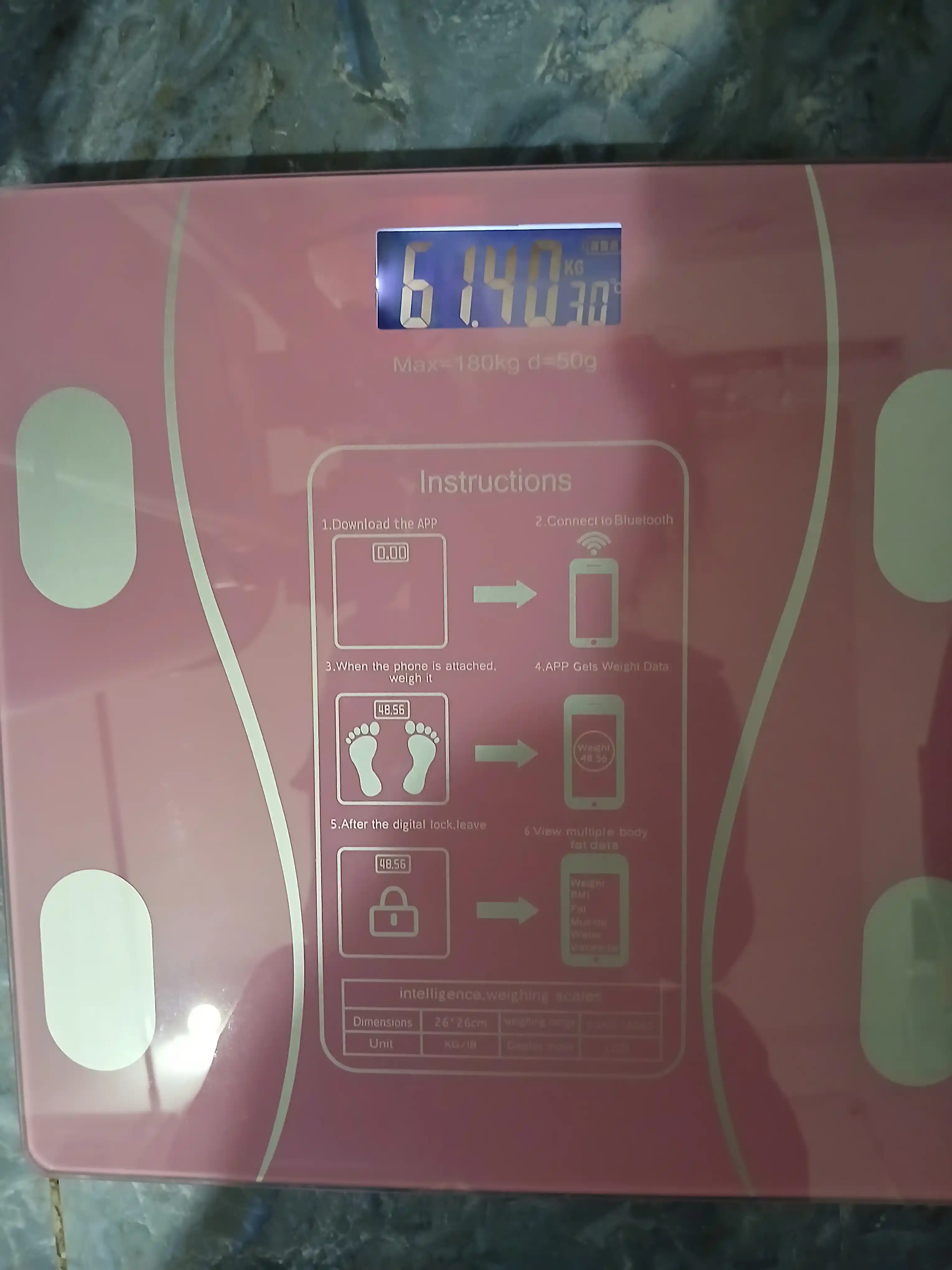 Tarozi elektron aqqli, pol tarozi fitnes uchun