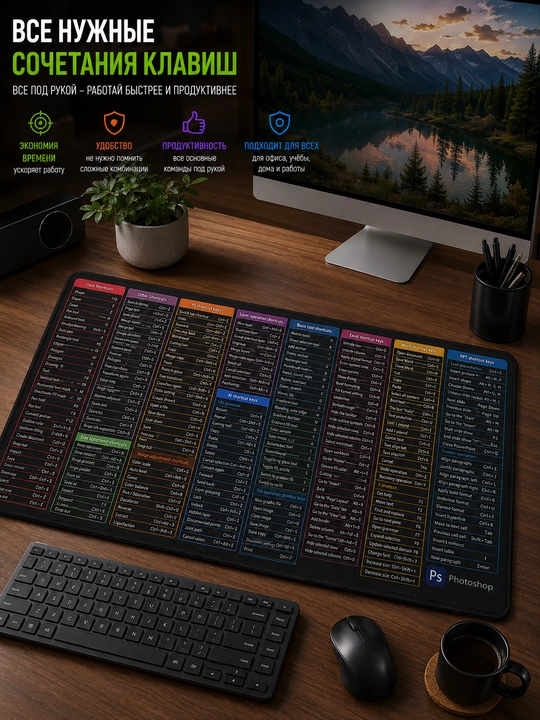 Katta kompyuter kovrik 80x30, gaming mouse pad va klavishli kompyuter gilamcha