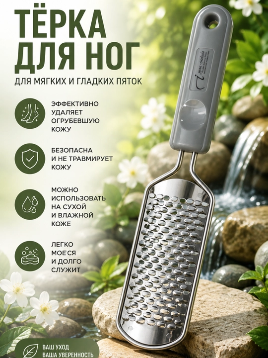 Пилка терка, пемза для пяток, ног, скребок для ног - 