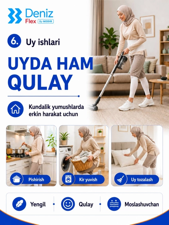 Bel bandaji va oyoq bandaji, elastik paxtali komplekt, Deniz Flex By NODIR, XL,XXL,XXXL