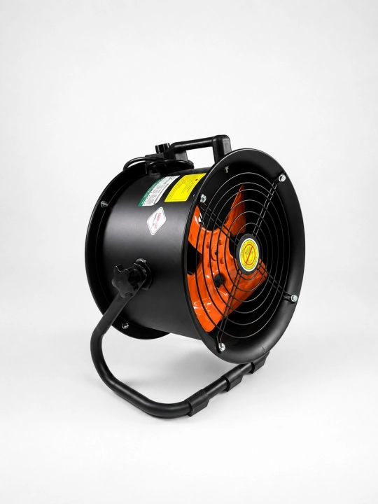 TS sanoat o‘qli ventilyatori 220V, 370–750W, kuchli havo oqimi, past shovqinli