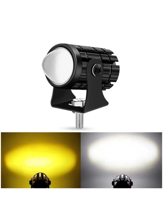 Qo‘shimcha mini LED fara (Ikki rangli linza: Oq va Sariq yorug‘lik) - 