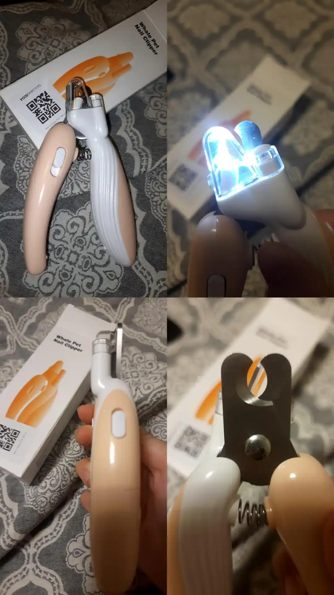 Когтерез с LED отсеком для когтей, для кошек, собак, кроликов, для всех животных
