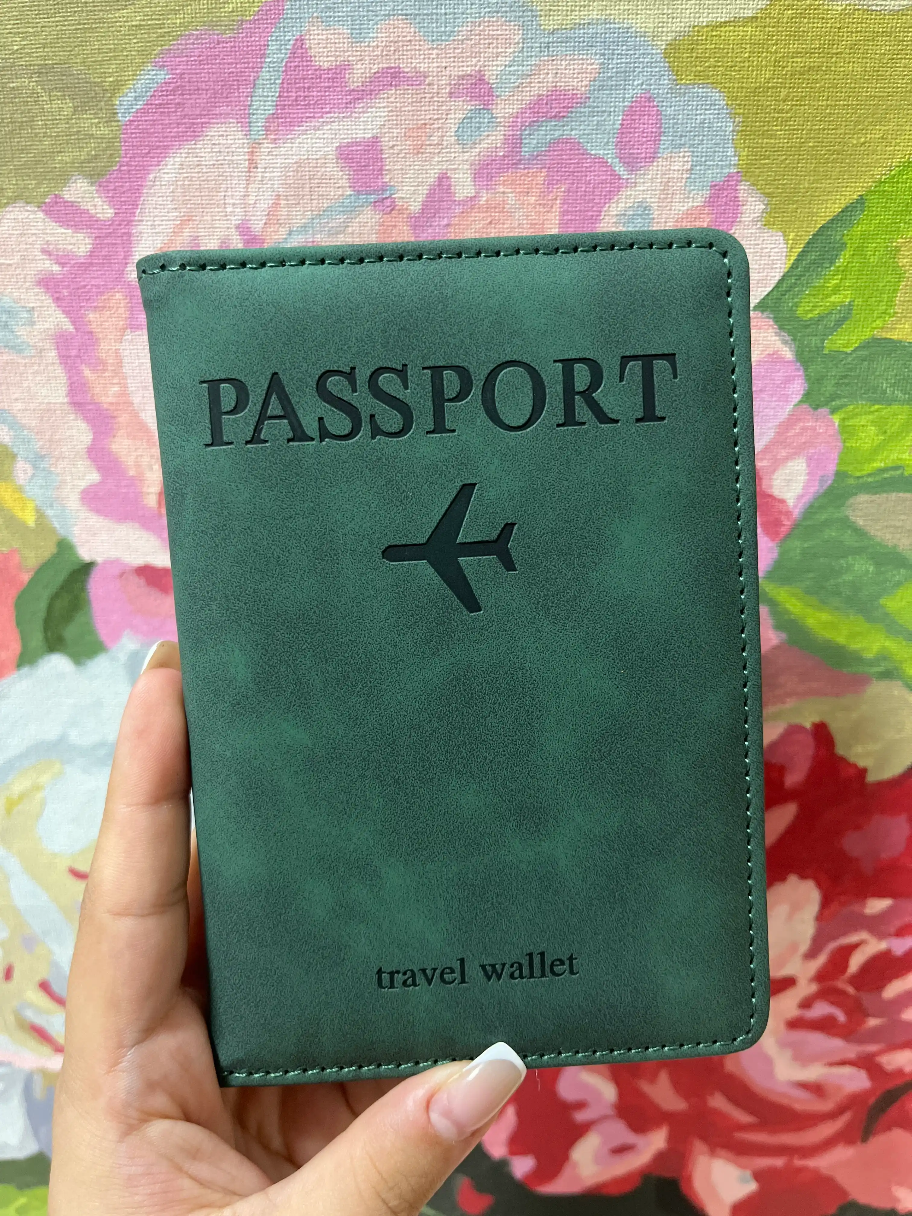 Passport va avtodokumentlar uchun g‘ilof Travel Wallet — kartalar uchun 9 bo‘limli