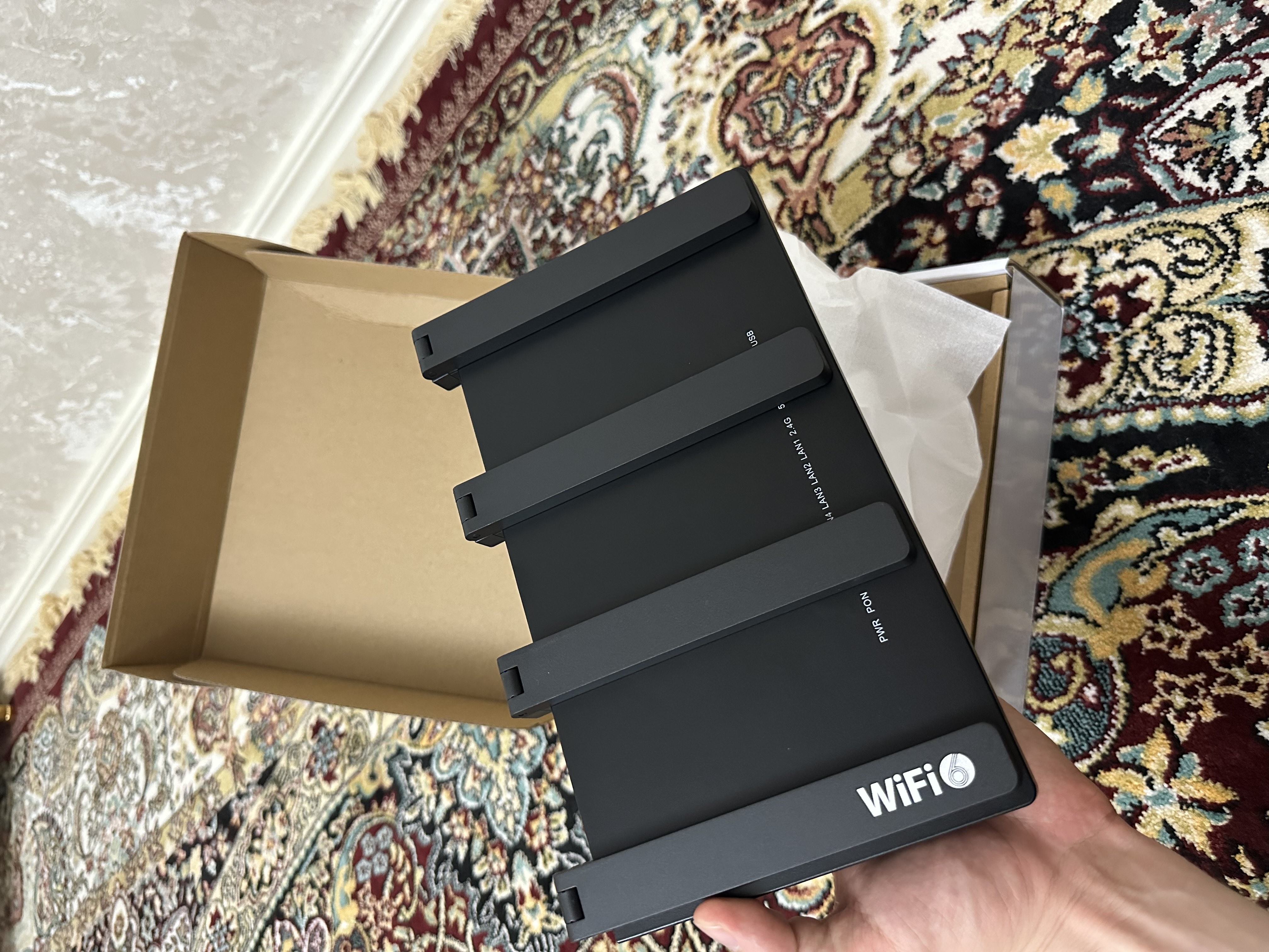 GPON роутер Wi-Fi 6 AX3000, для Uztelecom и всех провайдеров