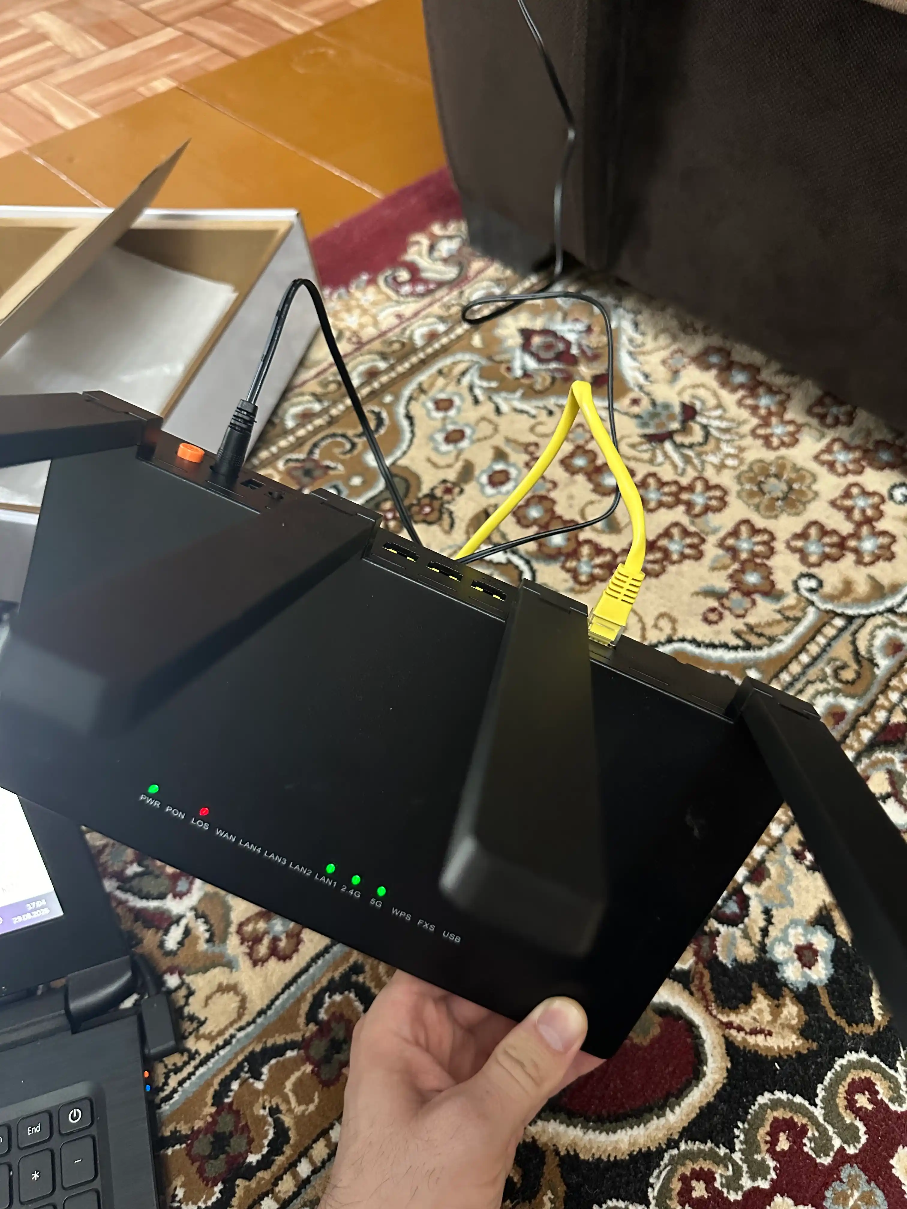 GPON роутер Wi-Fi 6 AX3000, для Uztelecom и всех провайдеров