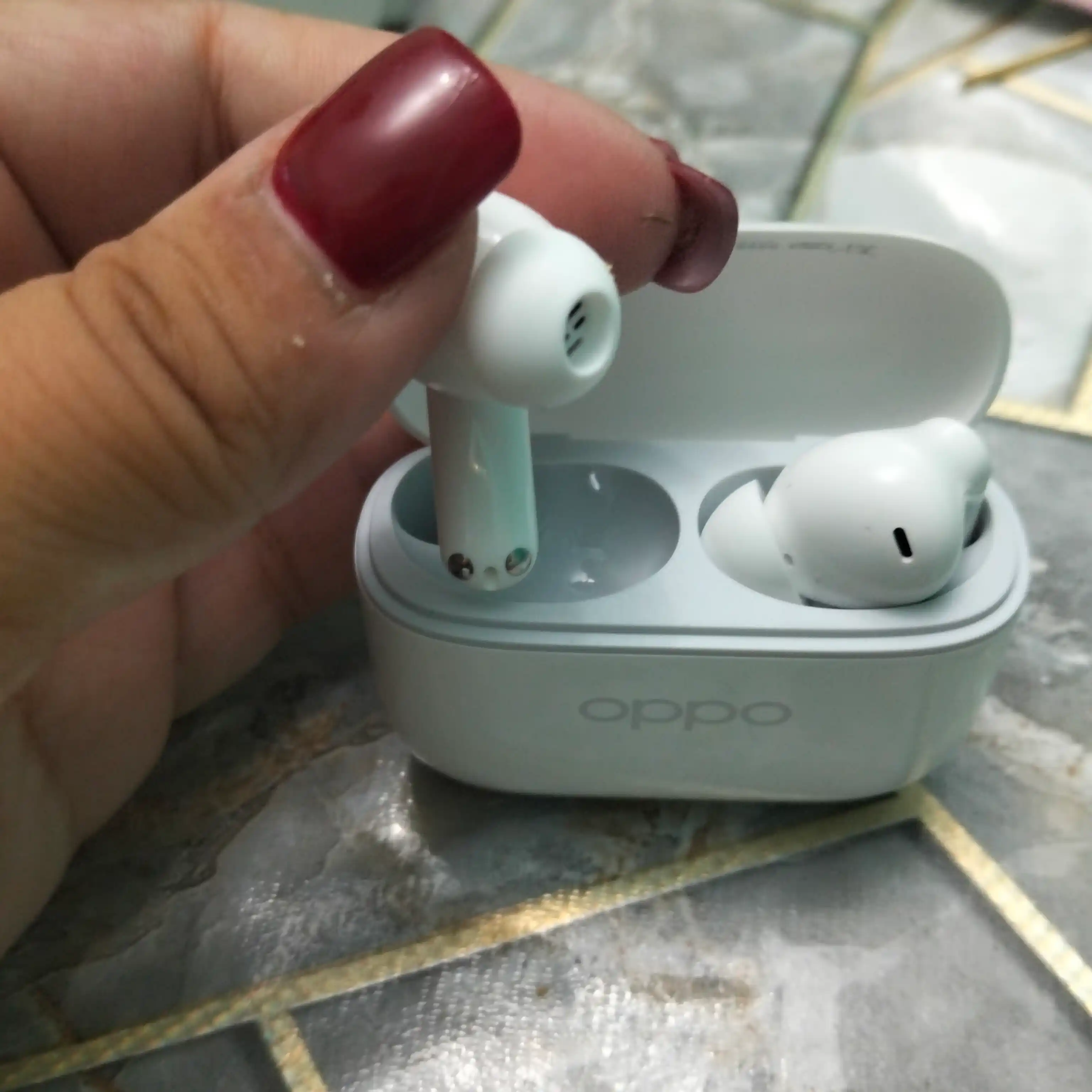 Oppo enco buds 3pro, rangi oq/qora, Simsiz naushniklar