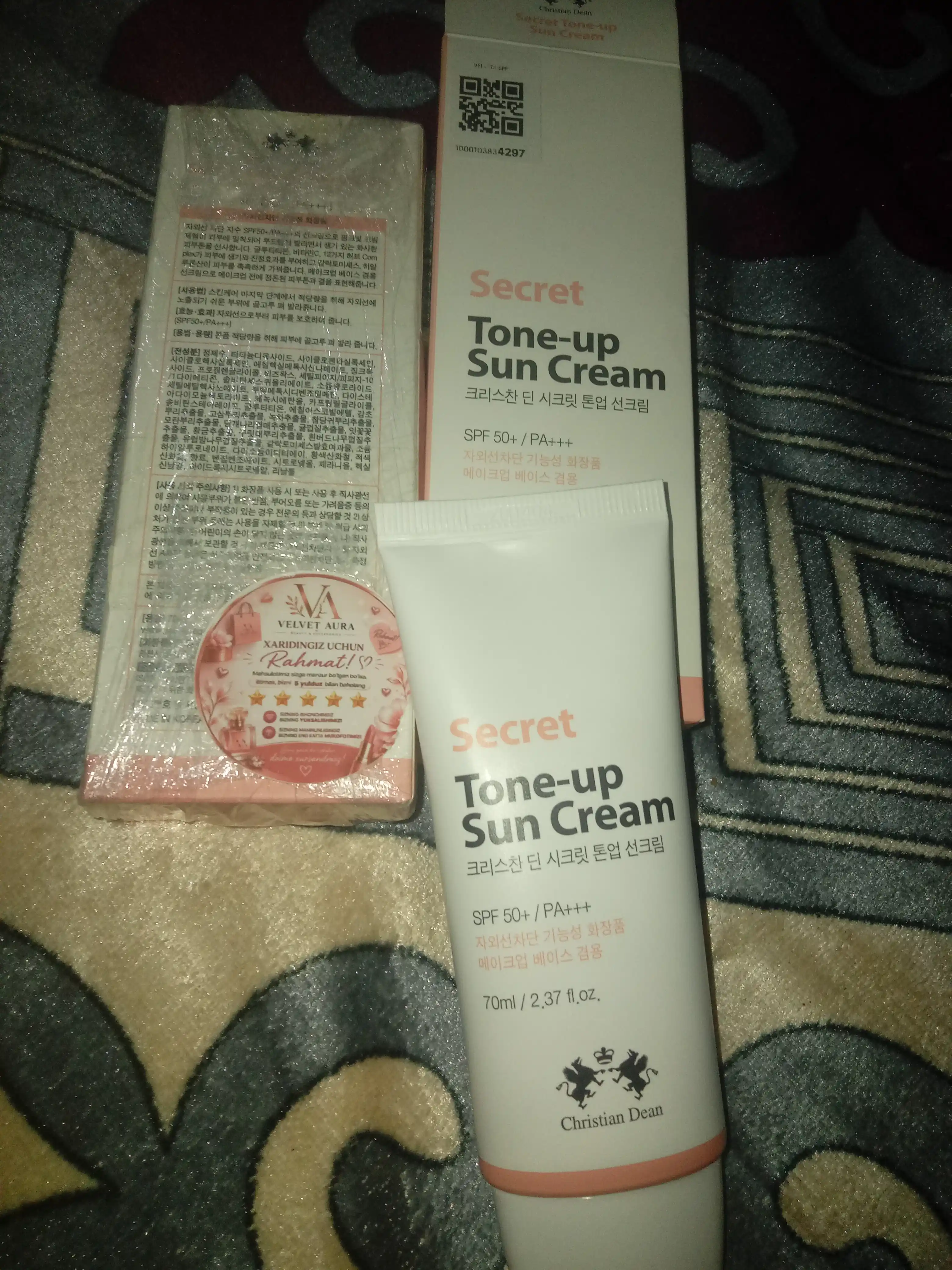 Tonal quyoshdan himoyalovchi krem, yuz uchun krem, SPF50