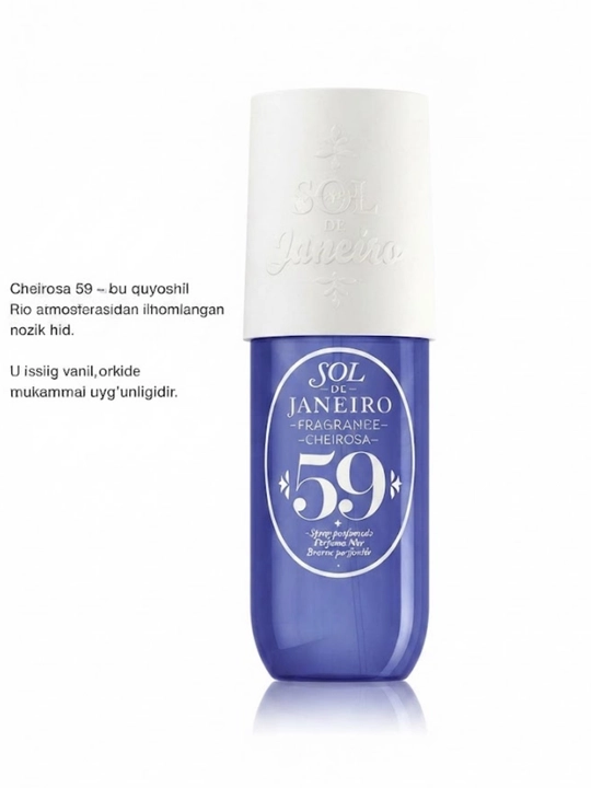 Parfyumeriya — atirlar va body mist xushbo‘y tana spreylari