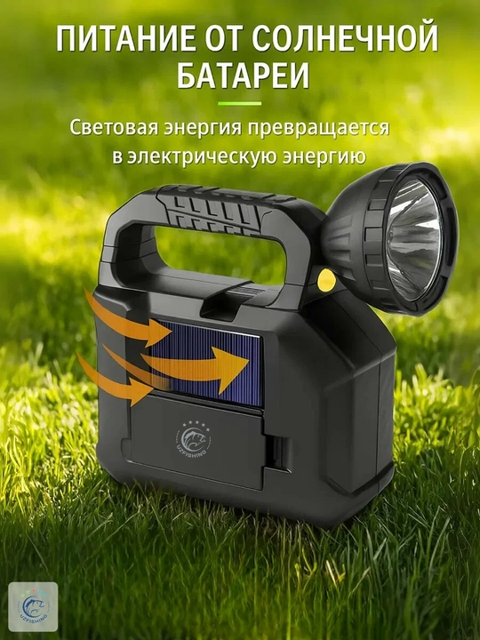 LED proyektor va fonar — akkumulyatorli, uy, dala hovli va kemping uchun, 5 xil model