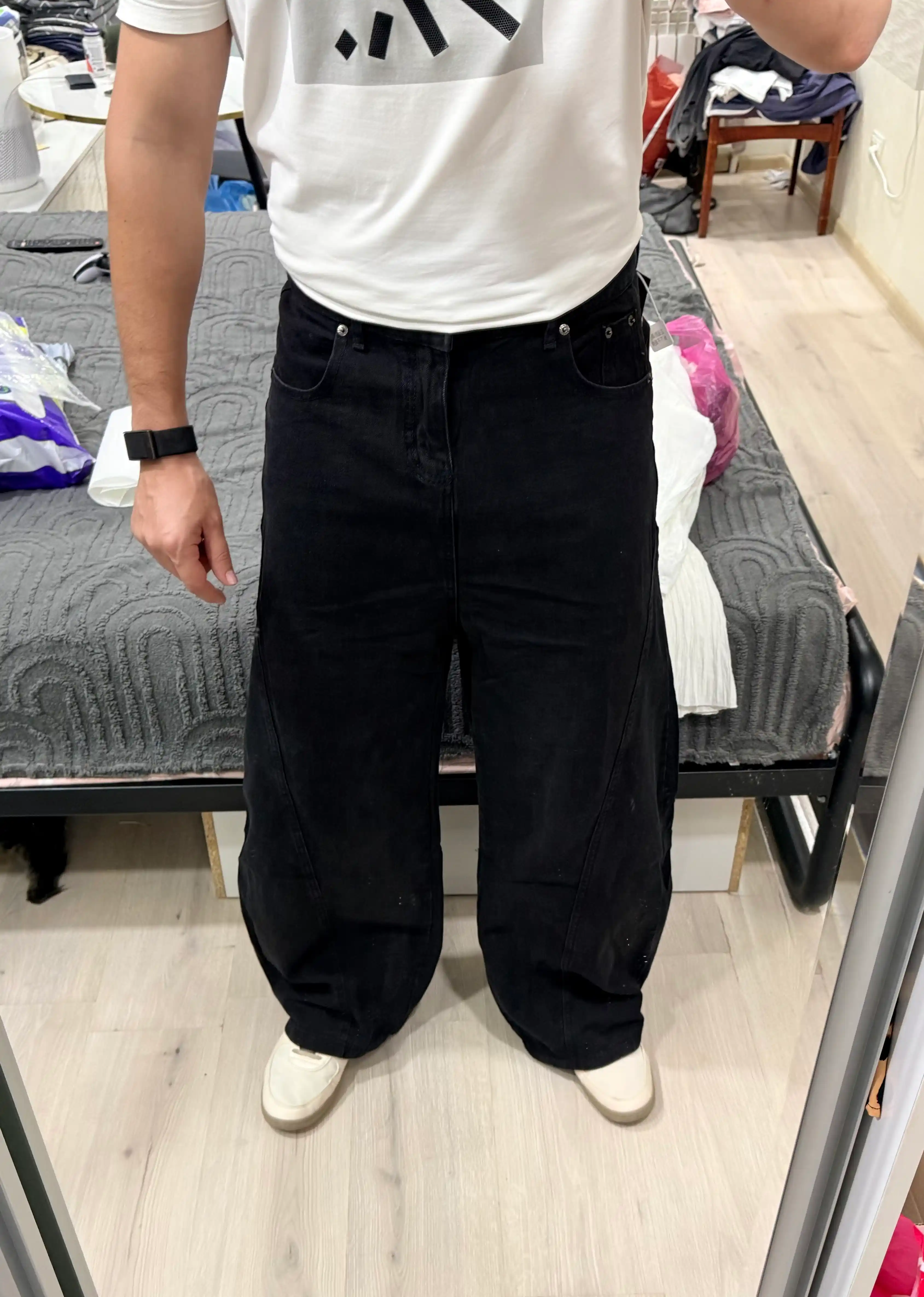 Ayollar jinsi shim baggy keng oversize Y2K streetwear skater GATit MUSE