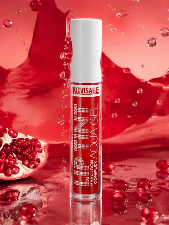 Оттеночный гель-тинт для губ LUXVISAGE Lip Tint Aqua Gel увлажняющий гиалуроновый комплекс