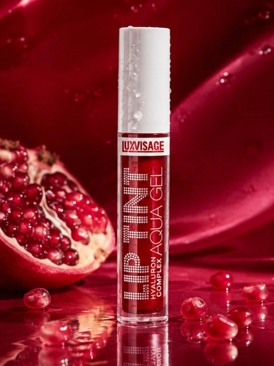 Оттеночный гель-тинт для губ LUXVISAGE Lip Tint Aqua Gel увлажняющий гиалуроновый комплекс