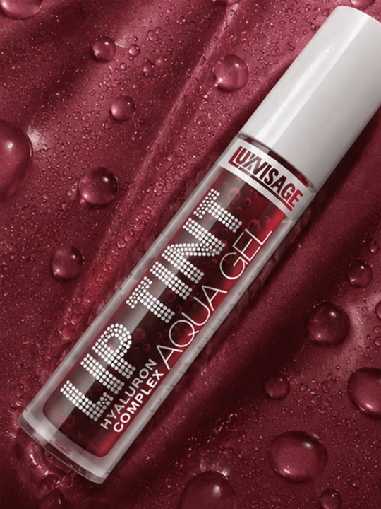 Оттеночный гель-тинт для губ LUXVISAGE Lip Tint Aqua Gel увлажняющий гиалуроновый комплекс