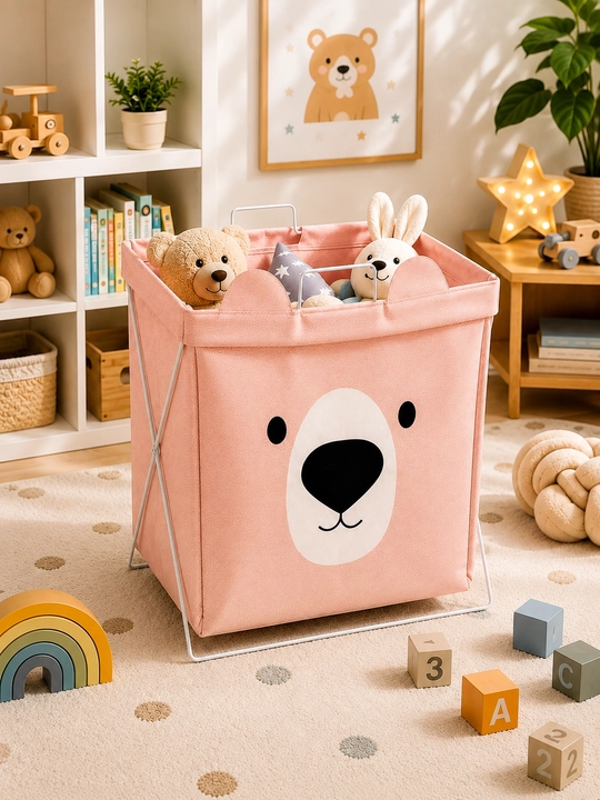 Корзина для игрушек и белья, складной органайзер для хранения - 