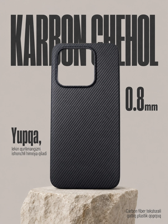 Carbon Style Telefon G‘ilofi - 