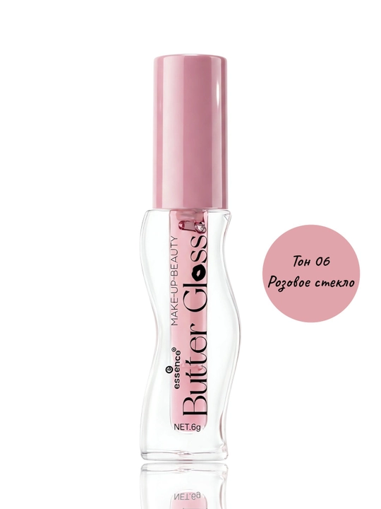 Блеск для губ увлажняющий Essense Butter Gloss, масло-блеск для губ, 8 оттенков, 6 г - 