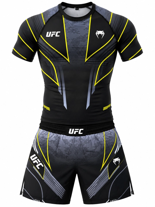 MMA, boks, fitnes va mashg‘ulotlar uchun UFC futbolkasi va shortigi, sport to‘plami