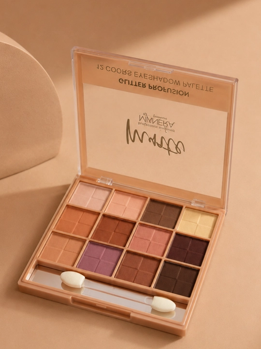Mat tenlar palitrasi MATTE PROFESSIONAL, 10 xil rangga ega, ko'z va qovoqlar uchun tenlar - 